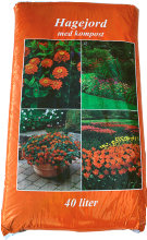 Hagejord m/kompost 40 liter